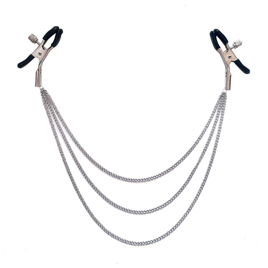 Затискачі для сосків Art of Sex — Nipple Jewerlry Three Chains