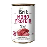 Вологий корм для собак Brit Mono Protein Beef 400 г (яловичина)