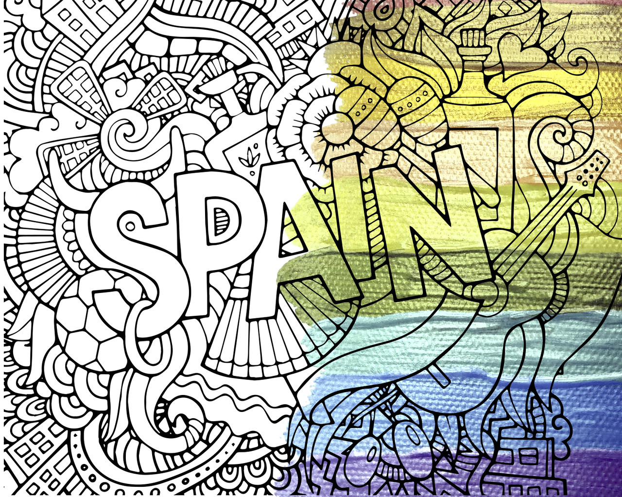 Картина антистрес Riviera Blanca Іспанія 40x50 см (RB-0570), фото 1