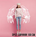 Інтер'єрна вінілова наклейка на стіну Крила ангела (крила птиці, декор фотозони), фото 2