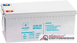 Акумуляторна батарея AX-CARBON-200, 200 Ah 12 V, Axioma Energy