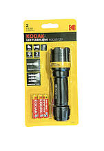 Ліхтарик KODAK LED Flashlight Focus 120 750mW Bk+3AAA HD