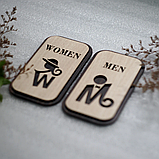 Табличка WC 13х8см, фото 2