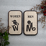 Табличка WC 13х8см, фото 6