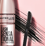 Туш для вій Maybelline New York Lash Sensational Very Black,,9.5 мл, фото 4