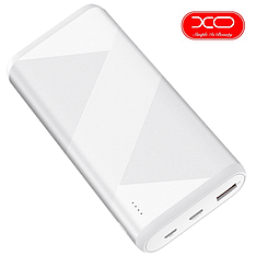 Power Bank XO-PR150 портативний акумулятор PD Quick Charge 20000 mAh PD Type-C 20W QC USB 18W Білий