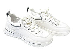 Жіночі шкіряні кросівки великого розміру Lonza 527-DM6760