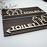 Табличка WC 25х12см, фото 2
