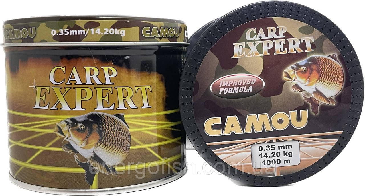 ENERGOFISH CARP EXPERT Angelschnur Camou 0,30mm 1000m - 11,9kg Tragkraft
