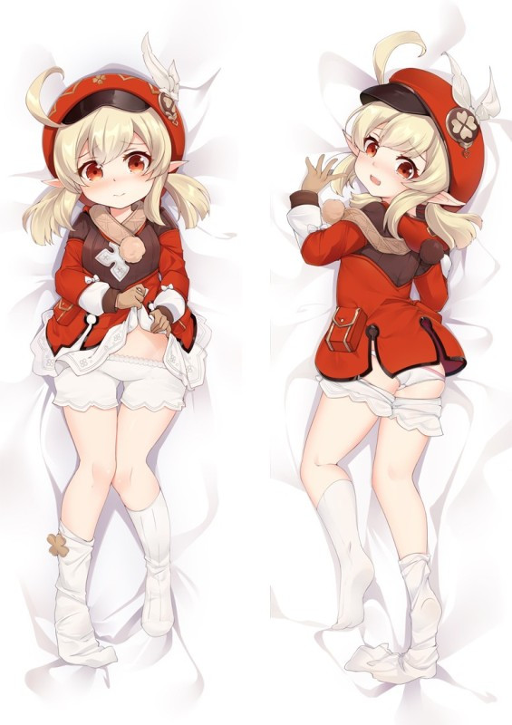 Дакiмакура 150 х 50см Клі Геншін Удар Genshin Impact Clay Klee Подушка зі зйомкою обнімашка анім, фото 1