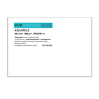 Бумага для акварели MUSE (А4, 10 л, 300 г/м2, в пленке, легкозернистая, цвет белый / айвори) PD-А4-058