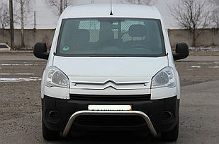 Кенгурятник WT007 (нерж) Peugeot Partner 1996-2008