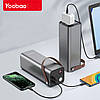 Повербанк з розеткою 220, портативна станція Yoodao EN1 46200 mAh 3xUSB, PD65w 220V/150W, фото 4