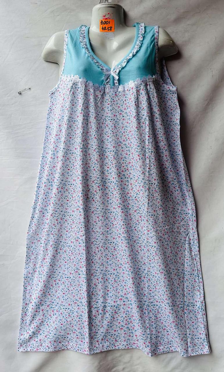 Халат плаття жіноча бавовна розмір норма 48-58 (від 5 шт.)