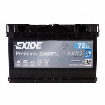 Exide Premium 72 Ah 720 En (0), фото 2