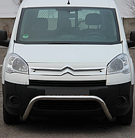 Кенгурятник WT007 (нерж.) Peugeot Partner Tepee 2008-2018