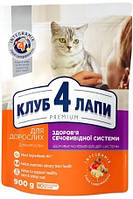 Сухой корм Club 4 Paws для взрослых кошек для профилактики мочекаменных болезней Премиум 900 г