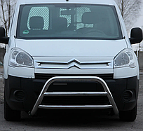 Кенгурятник WT022 (нерж.) Peugeot Partner Tepee (2008-2018)