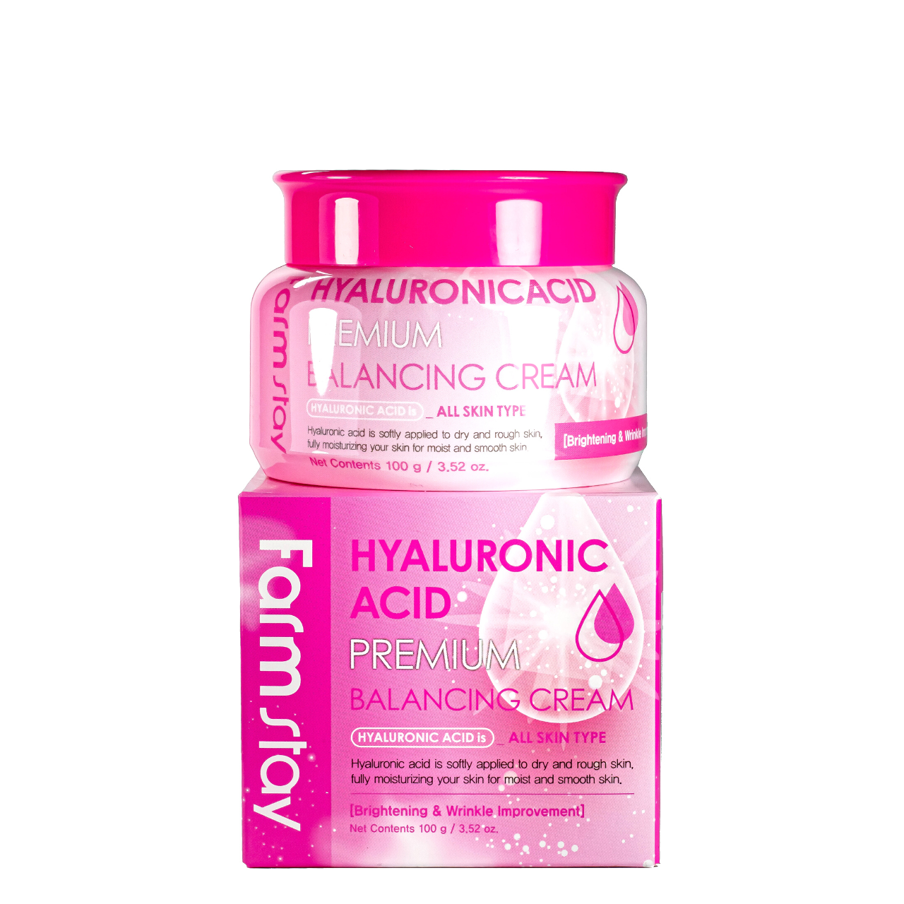 Крем для обличчя FarmStay Hyaluronic Acid Premium Balancing Cream зволожуючий 100 гр