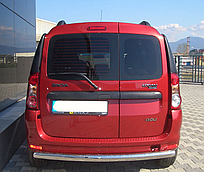 Захист заднього бамперу AK002 нерж Peugeot Partner Tepee 2008-2018