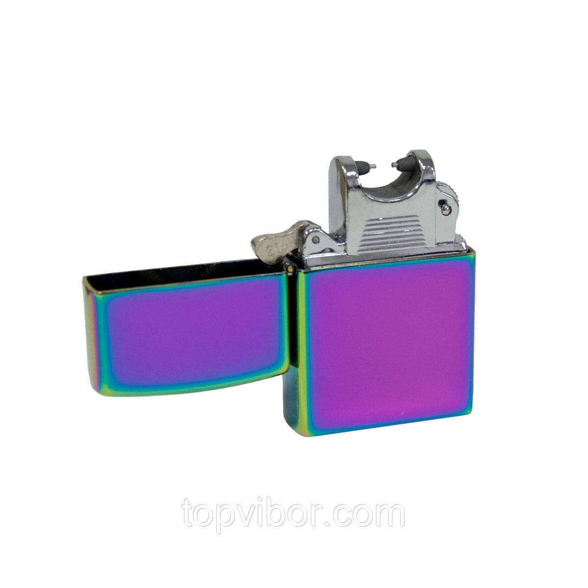 Запальничка електрична Jinlun USB 215 Хамелеон електроімпульсна запальничка на подарунок | usb зажигалка