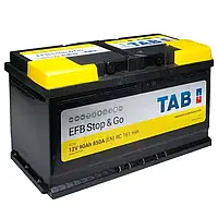 Аккумулятор автомобильный TAB EFB 90Ah 850А R+ EN