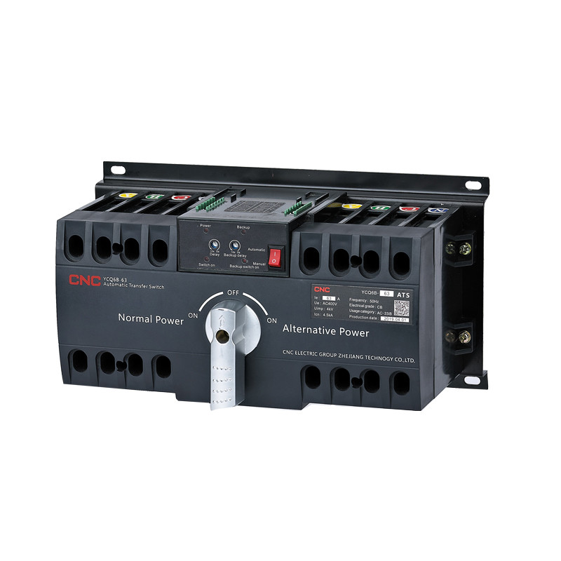 Автоматичний ввод резерву YCQ6B-63, 25А, 3Р, 380В, 6кА, CNC