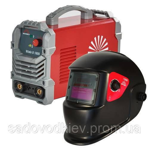 Комплект зварювальний апарат Vitals B 1600 + Маска Vitals 1500 (1+1), фото 1