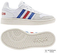 Кеды детские Adidas Hoops 2.0 JR FW9120 (FW9120). Детские повседневные кроссовки. Детская спортивная обувь.