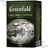 Чай Гринфилд черный с бергамотом (Greenfield Earl Grey Fantasy) листовой, 100г