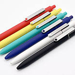 Ручка гелева, "Clip" 0.5, чорні чорнила, жовтий корпус, фото 3