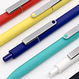 Ручка гелева, "Clip" 0.5, чорні чорнила, жовтий корпус, фото 4