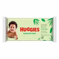 Дитячі вологі серветки Huggies Natural Care, 56 шт.