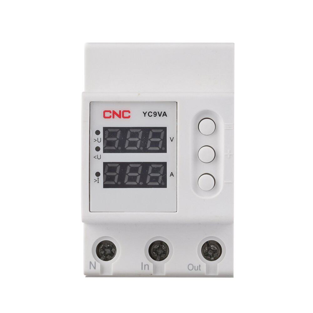 Купить Однофазное реле контроля напряжения YC9VA, AC230В, 63А, CNC по ...