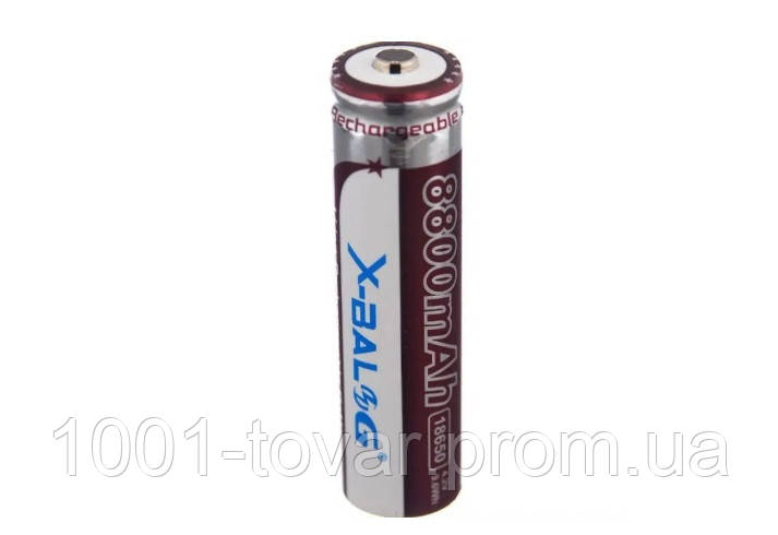 Акумулятор Li-Ion X-BALOG 3.7V 18650 8800mAH