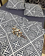 Семейный комплект постельного белья 150х220 Абстракция ромб геометрия бязь голд люкс Виталина