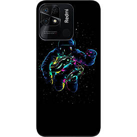 Чохол силіконовий для Xiaomi Redmi 10C з картинкою В космосі