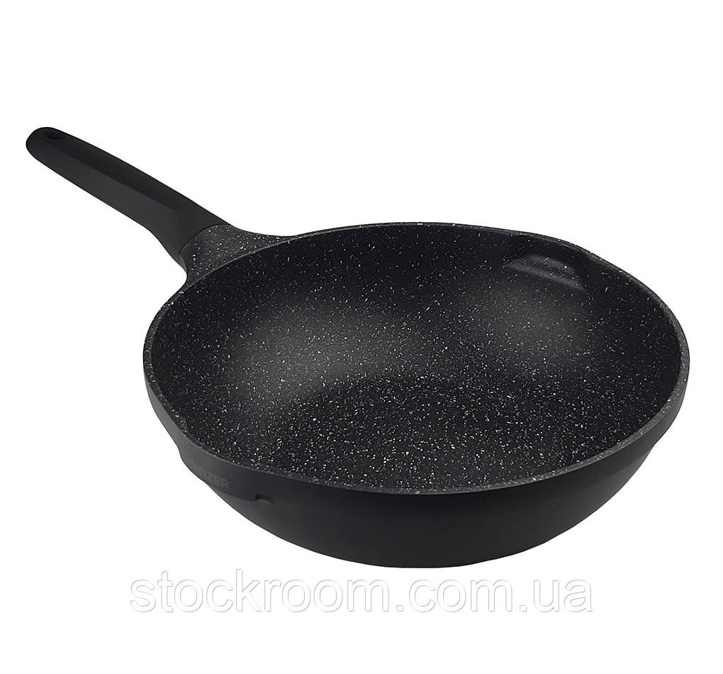 Пательня глибока VINZER Wok Kuro Induction Line 28 см (50425)