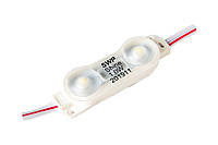 СВЕТОДИОДНЫЙ МОДУЛЬ SHINE-2 SMD2835 12V 1,0W Белый Линза 6500К