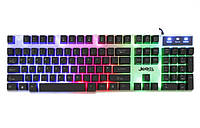 Игровая клавиатура с подсветкой JEDEL K500 RGB (Eng/Рус)