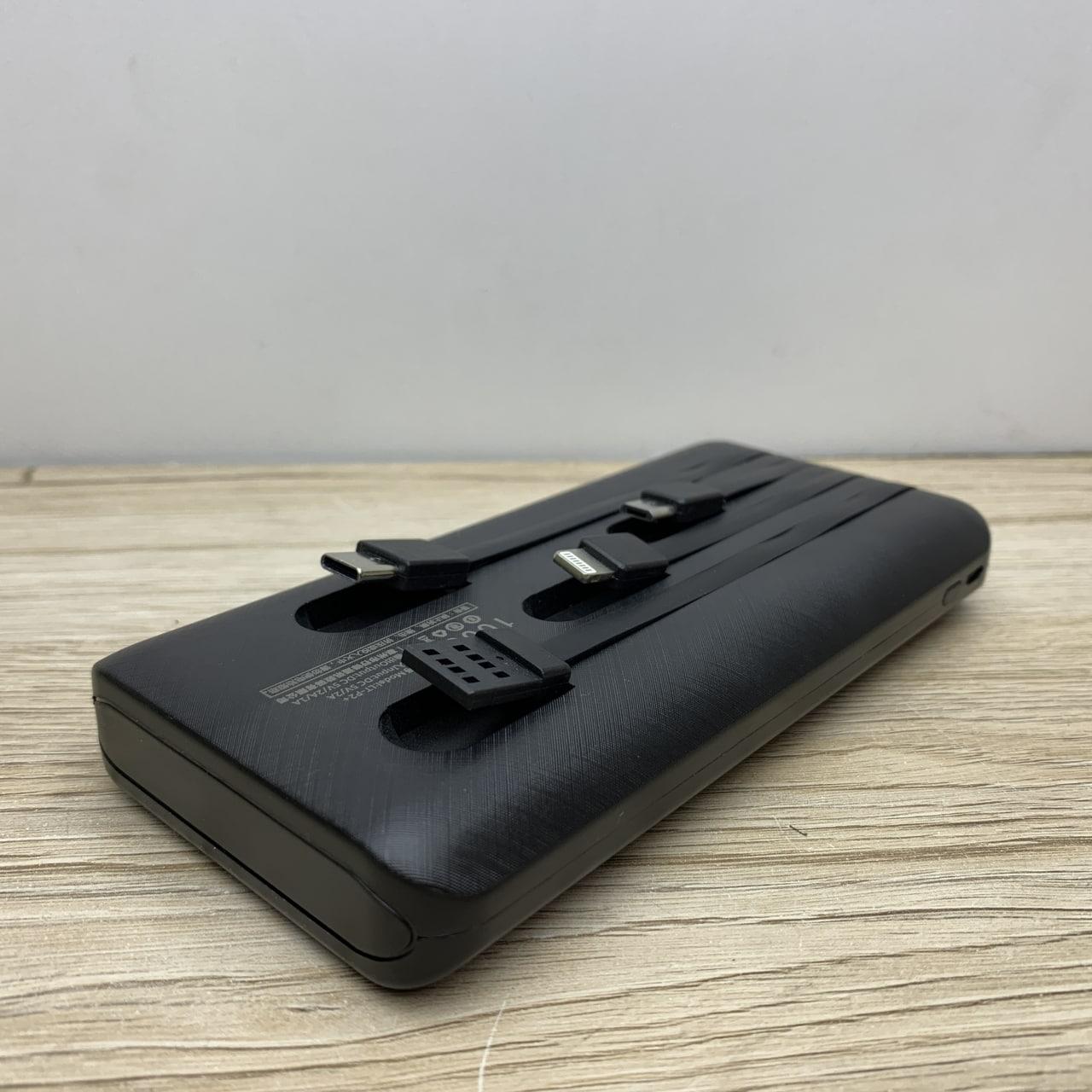 Power Bank Повербанк LI-TOP 10000mAh 5V/2.1A с кабелями (micro USB ...
