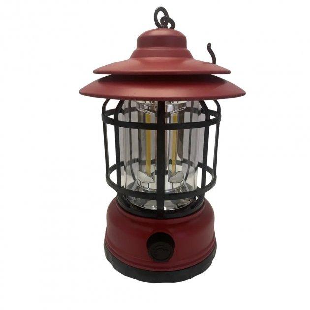 Кемпінговий світлодіодний ліхтар акумуляторний у ретростилі LED Camping Lamp S-27, фото 1