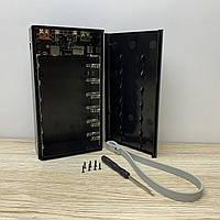Корпус для Power Bank, повербанк (12 элементов 18650) PD-QC 3.0 QC 4.0 вход Type-c Lighting Micro USB ФОНАРИК!