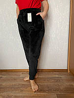 Жіночі велюрові штани осінь-весна великих розмірів на манжетах 4/5xl,5/6xl,6/7xl,7/8 xl