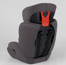 Дитяче автокрісло з бустером JOY NB-5003 універсальне, група 1/2/3, вага дитини від 9-36 кг, сіро-фіолетовий, фото 4