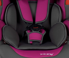 Дитяче автокрісло з бустером JOY NB-5003 універсальне, група 1/2/3, вага дитини від 9-36 кг, сіро-фіолетовий, фото 6