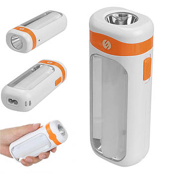 Ліхтар акумуляторний 2в1 з бічним світлом, 1200mAh, FA-7677 / Ручний світлодіодний ліхтарик