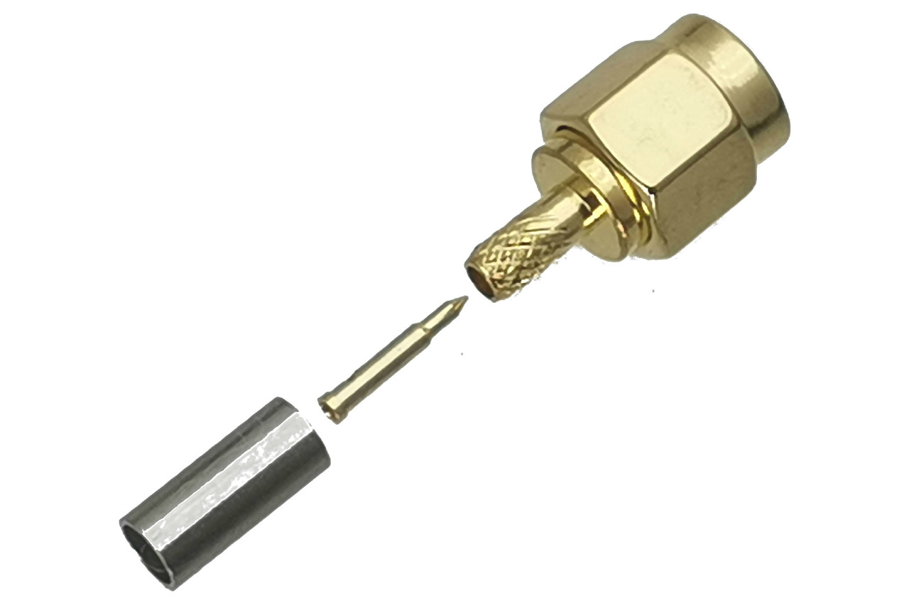 Роз'єм високочастотний обтискний на кабель RG174/RG316/RG179 (SMA