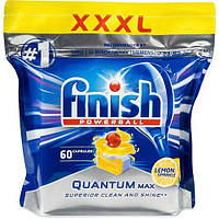 Finish Таблетки для посудомоечной машины Powerball Quantum Max Lemon Sparkle 60 шт.
