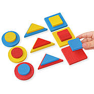 Навчальний набір "Логічні блоки Д'єня" Igroteco 900408, 48 деталей, фото 10